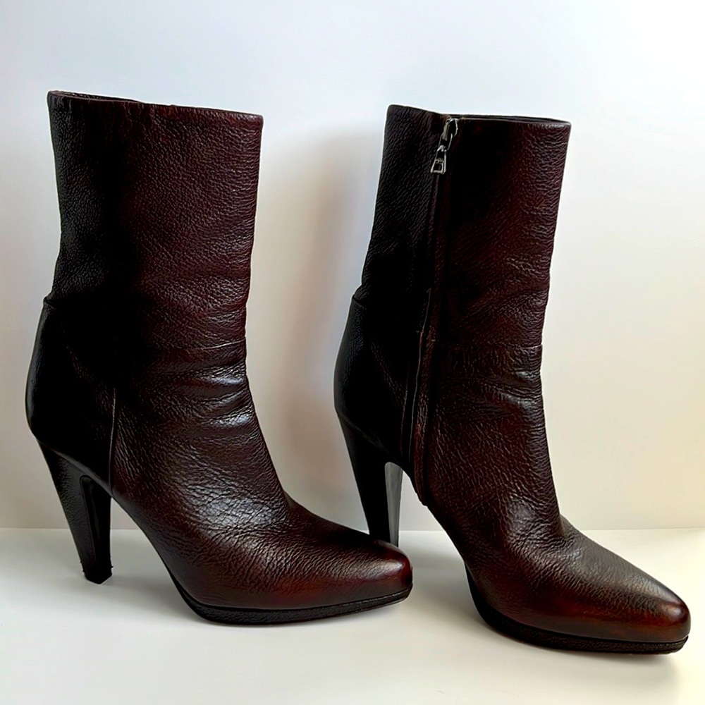 Prada Heel Booties EUC